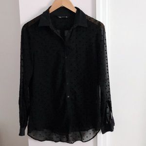 Sheet Polka-Dot ZARA Blouse